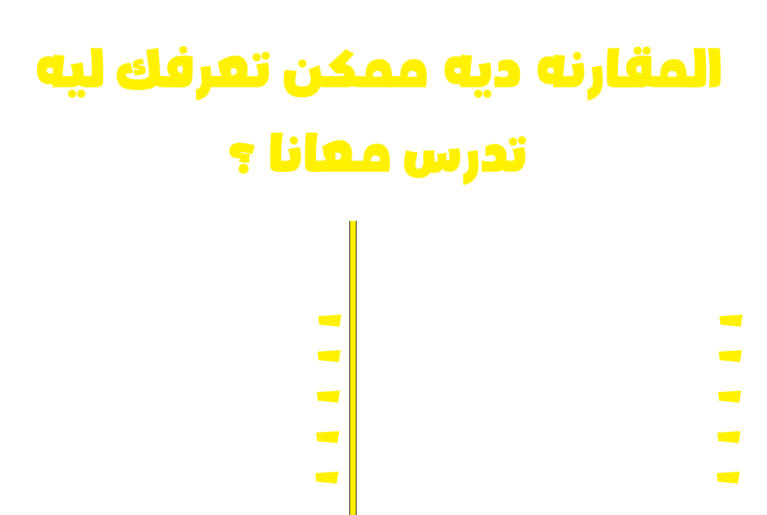 ليه تدرس معانا ؟